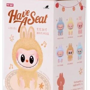 LABUBU Have A Seat Bunny Toy - Cream